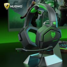 NUBWO N16 Gaming-Headset – Mikrofon mit Geräuschunterdrückung, Stereo-Sound und komfortablem Gaming-Kopfhörer für PS5, PS4, Xbox One