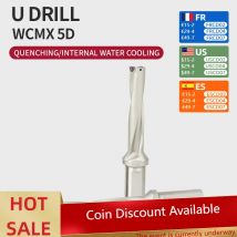 1 Stück U-Bohrer WC-Wendeschneidplatten 5D-Bohrer C20 C25 C32-5D30-154WC05 WC03 WC04 WC06 CNC 16 mm-40 mm Hochwertiges Bohren