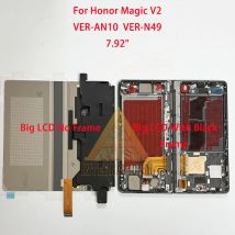 Original 7.9"For Honor Magic V Vs Ultimate FRI-AN10 Foldable Main LCD Screen For Honor Magic Vs2 VER-AN0/Vs3 FLC-AN00/V2 Frame
