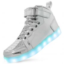Buty LED dla uczniów, buty z podświetleniem LED, buty na prezent urodzinowy dla dzieci, buty LED na imprezę dla chłopców i dziewcząt.