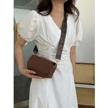 2025 Cross-Border New Saddle Wallet Fashionable Casual Soft Trendy Elements Original Cute Crossbody Bag Retro Shoulder Strap