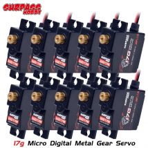 SURPASS HOBBY 1/5/10/20PCS 17g Digital Servo Metal Gear RC Auto Mini Servos Micro Motor für 1/18 1/16 RC Flugzeug Roboter Boot Modell