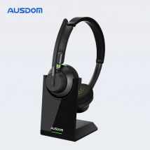 Voip focus a2304 verbinden 2 uc bluetooth 5,1 kopfhörer ai stereo mikrofone drahtlos 50h auf ohr headset dongle ladegerät stehen für büro