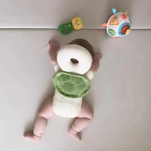 1PCS Kopf Schutz Schildkröte Rucksack für Kleinkind Baby Schutz Infant Kristall Samt Pp Baumwolle Nette Einstellbar