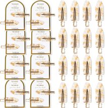 4–16 Stück wunderschöne Brautjungfern-Geschenke, Haarspangen, keine Biegung, goldfarbene Glitzer-Haarspange für Braut, Frauen, Mädchen, Brautparty, Haarschmuck