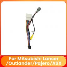Android Radio Kabel Zubehör Kabelbaum 16PIN MP5 Kabel Adapter Für Mitsubishi Outlander Xpander Mirage