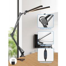 LED Desk Lamp 360 ° angle adjustment with3 colors dimming remote control Folding Reading Desk Lamp eye protection