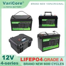 VariCore 12v/12.8V 180Ah 120Ah 310Ah LiFePO4 bateria litowo-żelazna phospha dla kamperów RV Off-Road Off-grid baterie solarne wiatrowe