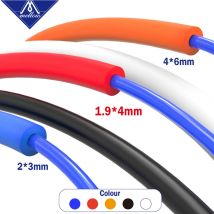 Mellow PTFE Tube Teflonto do drukarki 3D Ender 3 Prusa I3 Voron Vzbot Bowden Extruder Hotend 1,75 mm/3,0 mm