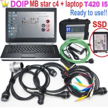 WIFI DOIP c4 MB star c4 DOIP plus SD Connect c4 with wifi function Diagnostic Tools MB SD C4 SSD with T420 laptop for Car Truck