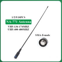 Na 771 Antenna Nagoya Antenne ad alto guadagno VHF/UHF SMA Femmina Per Quansheng UV-K5 UV-K6 Baofeng DM-1701 UV-21 UV-17 Walkie Talkie