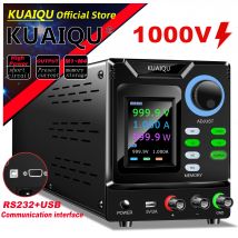 KUAIQU RS232/USB Alimentatore CC programmabile regolabile 1000V 400V 300V 200V 600V1A 30V 10A Memoria di archiviazione, uscita, software PC