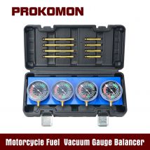 Set sincronizzatore carburatore a cilindro 2/4, misuratore di bilanciamento del vuoto per carboidrati per motociclette