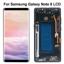 Display Super Amoled al 100% da 6,3 "per SAMSUNG Galaxy Note 8 LCD N950 N950F Display Touch Screen in vetro Sostituzione digitale