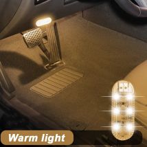 USB Touch Light Led Car Interior Light Auto Roof Ceiling Reading Lamp LED Car Styling Night Light Mini USB Charging Car Light