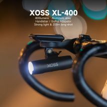 XOSS XL400/XL800 reflektor rowerowy 400/800 lumenów USB akumulator szosowy MTB lampa przednia światło rowerowe aluminiowa ultralekka latarka