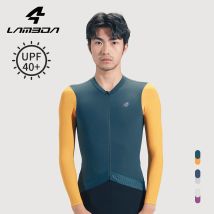 LAMEDA Herren-Radtrikot, langärmelig, professionelles MTB-Shirt, hochelastisches Rennrad-Jerseu, schnell trocknende Fahrradbekleidung, Frühling