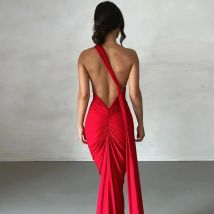 Dulzura Donna Party Club Sera Streetwear Aderente Aderente Abito lungo bianco 2025 Abiti estivi Articoli all'ingrosso per le imprese