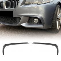 For BMW 5 Series F10 F11 520i 528i 535i 550i M Sport 11-17 Front Bumper Side Air Vent Trim Fog Light Intake Frame Cover Splitter