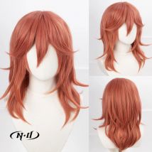 ND Angel Devil Cosplay Wigs Hairpiece Chainsaw Man Anime Cosplay Hair Wig for Costume Theme Party Comic Con Coser Heat Resistant