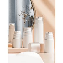 1Pcs 30/50/100ml Portable Travel Empty Airless Pump Jar Cream Dispenser Refillable Leak Proof Cosmetic Bottle Storage Container