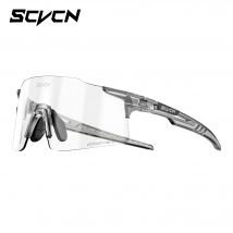 SCVCN Outdoor Anti-Fog-Brille Männer Frauen Reiten Winddichte Brille MTB Rennrad Sonnenbrille UV400 Photochrome Schutz Gläser