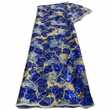 Großhandel afrikanischer französischer Mesh-Spitzenstoff 2024, hochwertige Stickerei, nigerianischer Pailletten-Spitzenstoff für Hochzeitskleid