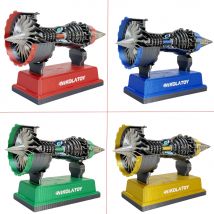 Starten Sie Trent900 Aircraft Turbofan Engine Model Wish Mini LED Light Toys