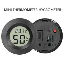 Mini okrągły higrometr termometr elektroniczny wewnętrzny cyfrowy higrometr LCD miernik temperatury