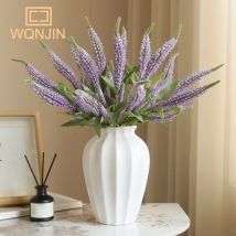 Hochzeit künstliche Blumen, 3 Zweige/Bündel Lavendel künstliche Blumen, Heim dekoration, simulierte Blumen schmuck