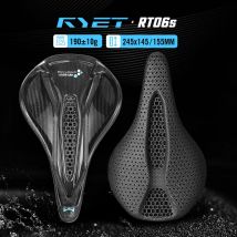 RYET Carbonowy Siodło Drukowane 3D 145/155MM 190g 7*9 Siodełko Rowerowe Dla Mężczyzn Kobiet Triathlon Szosa MTB Górski Gravel Części Rowerowe