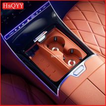 Für Mercedes Benz S Klasse W223 S400 S450 S500 Zentrale Steuerung Wasser Tasse Anti Slip Silikon Schutz Pad Innen Zubehör