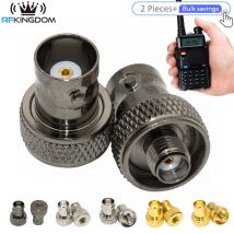 Czarne żeńskie BNC do Sma żeńskie Adapter złącza adaptery antenowe do radia Baofeng UV-5R UV-5RA UV-5RB UV-5RC UV-5RD