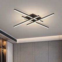 Plafoniera moderna a LED 30/50CM Lampada quadrata a linea lunga per camera da letto Soggiorno Hotel Studio Soggiorno Apparecchi di illuminazione per interni