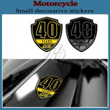 Für BMW Motorrad F750GS F850GS R1200GS R1250GS Schild Declas 3D-Harz 40 Jahre GS-Aufkleber