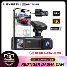 REDTIGER F7N PRO Dash Camera 4K Video Recorder  Built In WiFi GPS FOV 170 Dash Cam With SONY STARVIS 2 SENSOR Night Vision