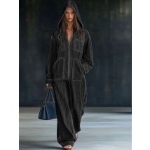 Frauen Denim Overalls Für Herbst Winter Langarm Verband Lose Mode Streetwear Overalls Breite Bein Hosen Jeans 2025