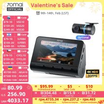 70mai 4K Dash Cam A800SE Verbesserte Version von 70mai A800S Sprachsteuerung Supercapatior GPS ADAS Auto DVR 70mai A800SE UHD Wifi 6