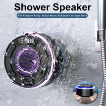 2026 Neuer kabelloser Lautsprecher, IPX7, wasserdicht, S3, buntes LED-Licht, starker Bass, Soundguru S3, Bluetooth-Lautsprecher, wasserdicht, mit Mikrofon