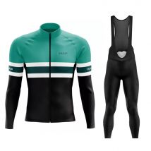 HUUB 2025 Herbst Radfahren Jersey Trägerhose Set Ropa Ciclismo Fahrrad MTB Kleidung Rennrad Anzug Männer Langarm Bicicleta Set