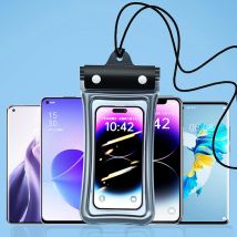 Die wasserdichte Handyhülle verfügt über einen Touchscreen ist kratzfest und mit einem Trageband ist mit verschiedenen Telefonmodellen kompatibel