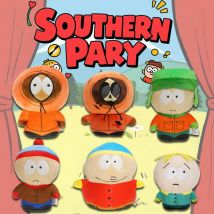 2025 Anime Cartoon South Park Charakter Cartman Stan Butters Plüsch Puppe Junge Kind Stofftier Für Kinder Weihnachten Geschenke kissen