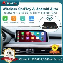 Wireless CarPlay per BMW NBT EVO X5 F15 F85 X6 F16 F86 2014-2020 X1 F48 2016-2020, con Android Auto MirrorLink AirPlay CarPlay
