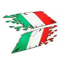Motorrad-Tank-Aufkleber, italienische Flagge, „Streifen“, italienischer Stil, Aufkleber für Vespa GTS GTV Fly Ducati Monster Aprilia MV Triumph 675