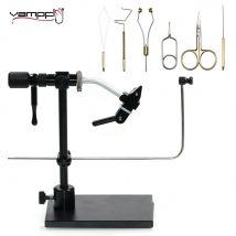 Vampfly 360° °   Rotation Fliegenbinden Schraubstock für Streamer Fliegenfischen Fliegen Jig Lockt Fliegenbinden Werkzeug Spulenhalter Einfädler Schere