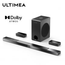 ULTIMEA 520W 5.1.2 Soundbar z Dolby Atmos dla Smart TV, 4K HDR Pass-through, bezprzewodowe głośniki kina domowego Bluetooth