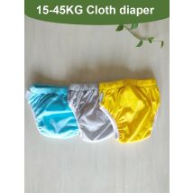 Pañal impermeable, reutilizable, lavable, pantalón infantil, orinal, tela de entrenamiento, pañales, bragas, cubierta, trajes envolventes, niñas y niños, 15-45KG