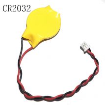 2 TEILE/LOS CR2032 2032 Batterie Mit Draht 2pin Laptop Motherboard BIOS CMOS Batterie Mit Draht Zerlegen Batterie