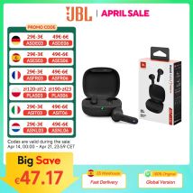 JBL-auriculares inalámbricos Wave Flex, cascos con Bluetooth, TWS, JBL, sonido de graves profundos,