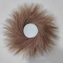 Künstlicher Schilfkranz, Türbehang, Pampa-Grasgirlande für Wandbehang, Dekoration, Zuhause, Hochzeit, Party, Weihnachtskranz-Dekorationen